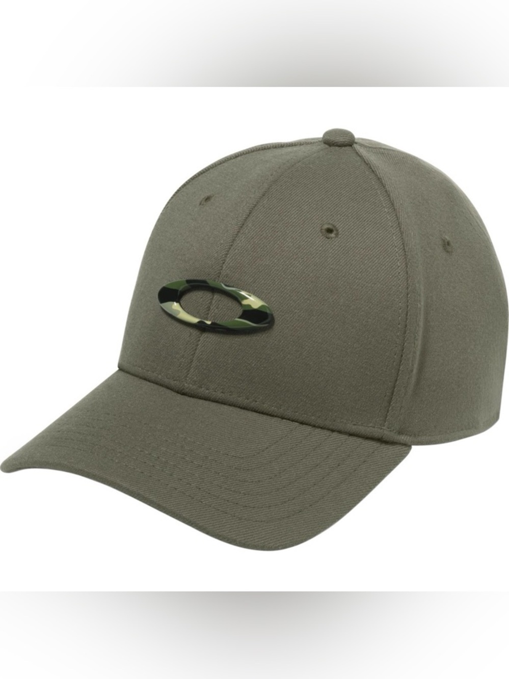 Oakley Men's Tincan Fitted Baseball Cap Green Size Small - Medium Hat